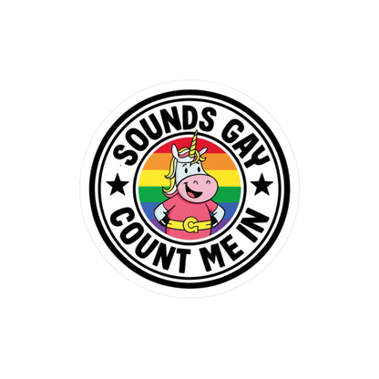 Sounds Gay Vinyl Decal