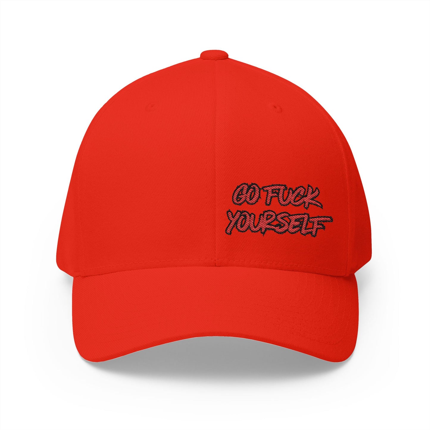 Go F Yourself (RED) Embroidered FlexFit Hat
