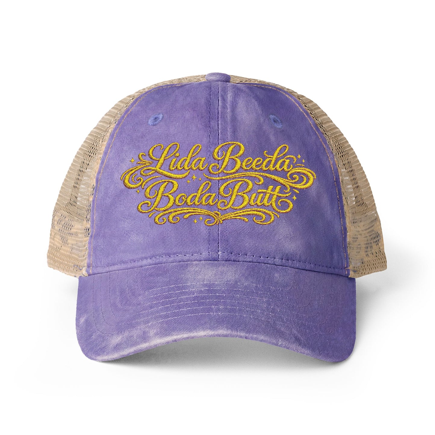 Lida Beeda Boda Butt Women's Washed Mesh-Back Cap