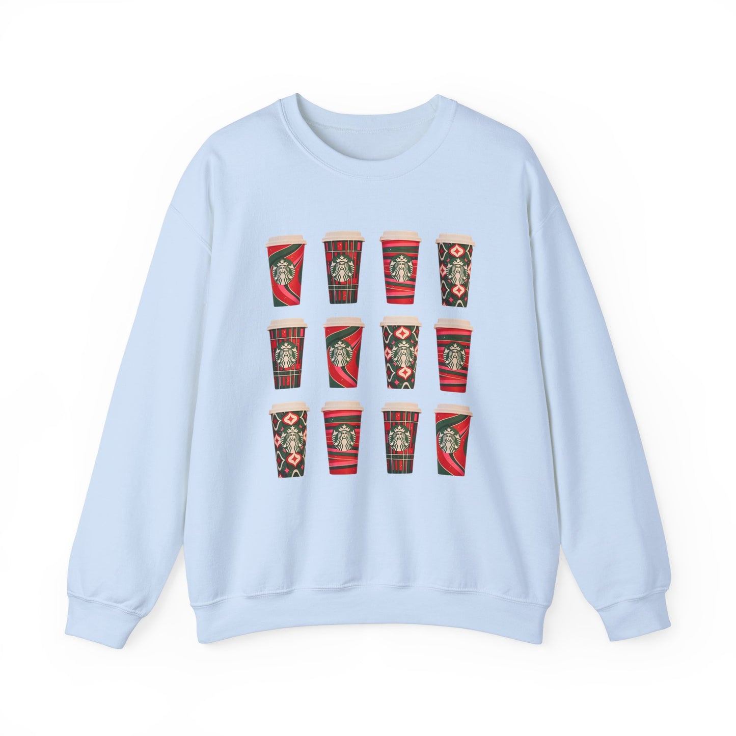 2023 Starbucks Christmas Sweatshirt Unisex Heavy Blend™ Crewneck Sweatshirt