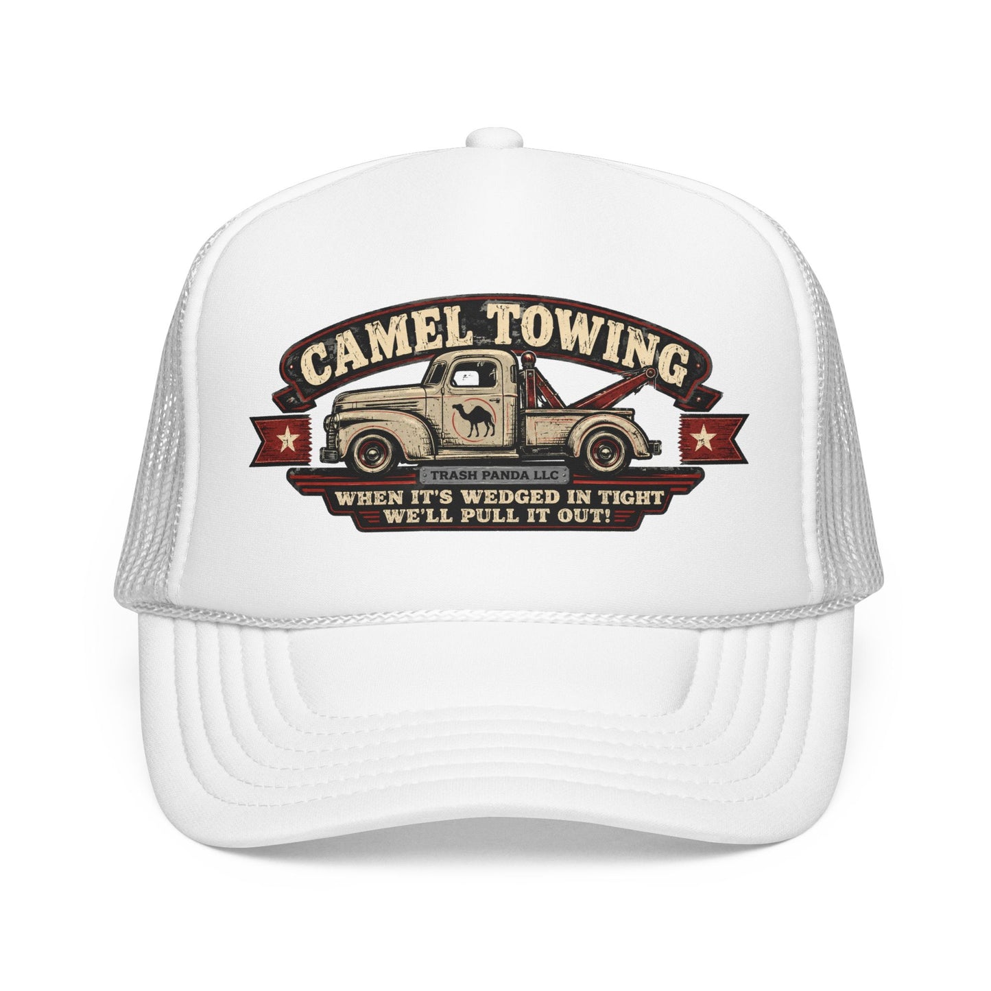 Camel Towing Foam Trucker Hat (Printed)