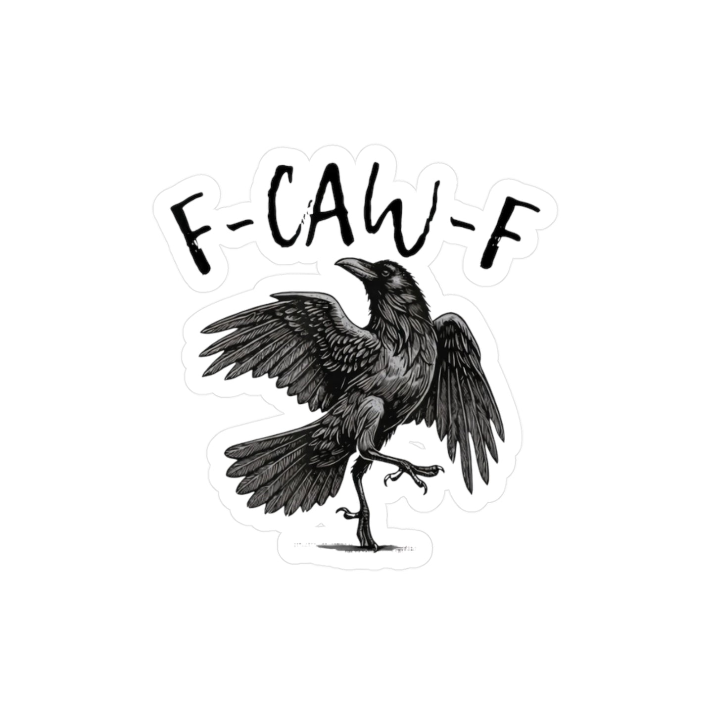 F-CAW-F Vinyl Window Decal