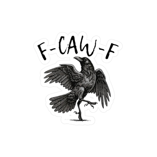 F-CAW-F Vinyl Window Decal
