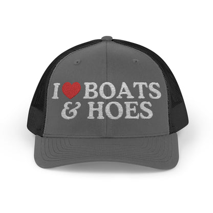 I Heart Boats Richardson 112 Snapback Trucker Cap