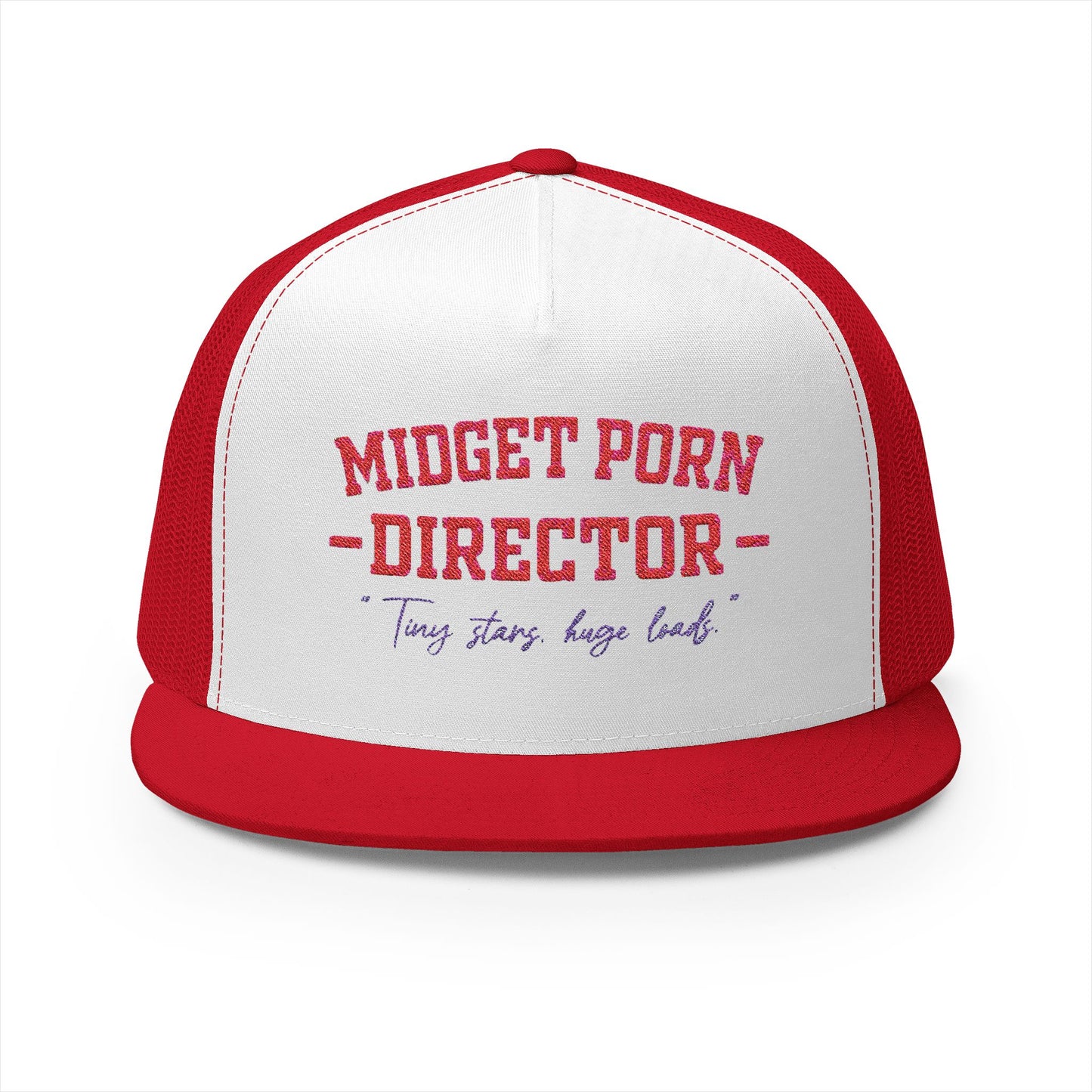 Midget Porn Director 5 Panel Trucker Cap (Embroidery)