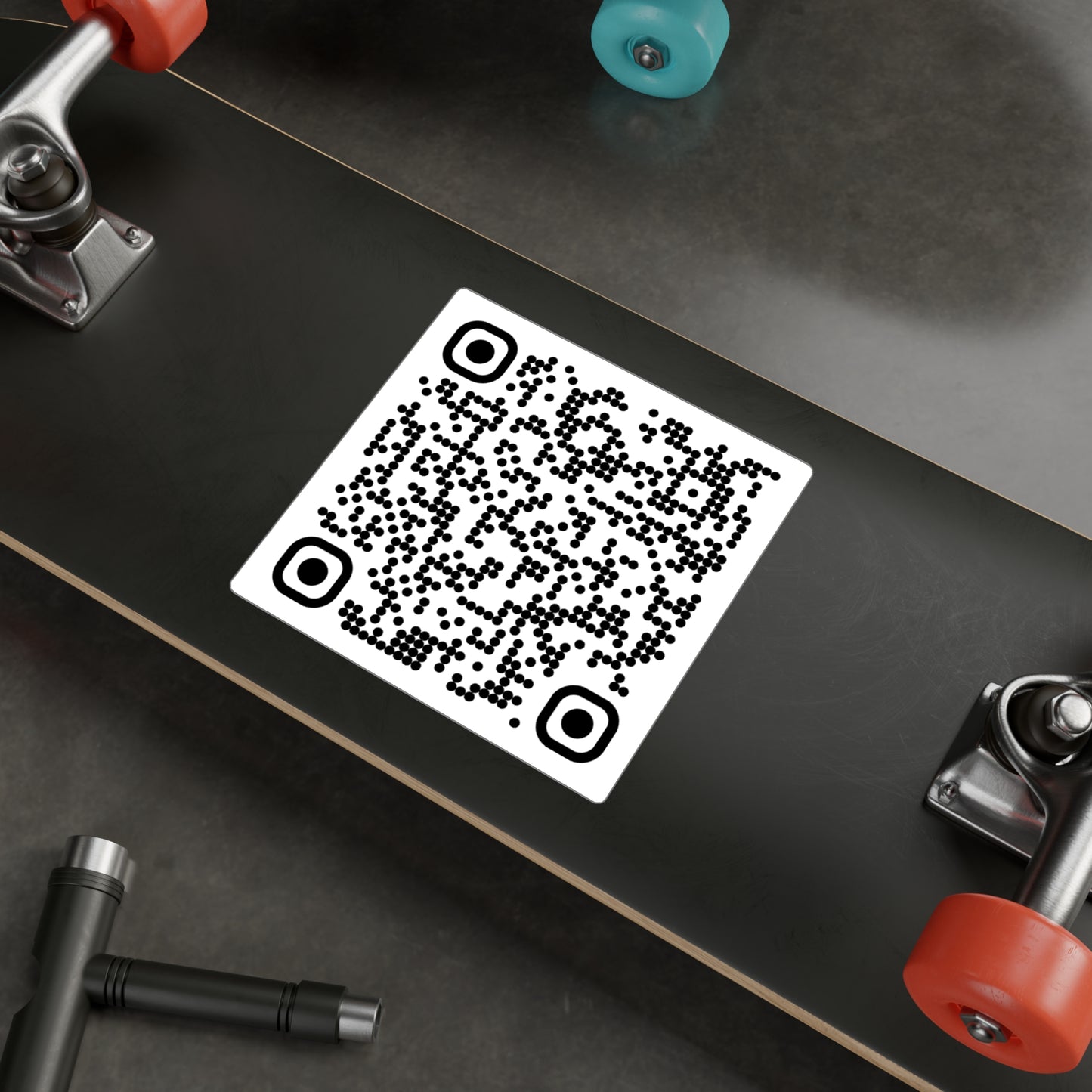 Show Me Them T's QR Code Vinyl Decals