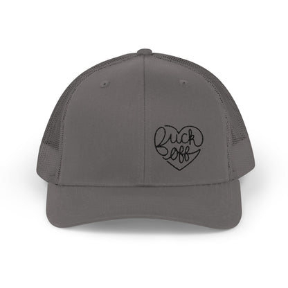 F*CK OFF Heart (Ladies) Snapback Trucker Cap