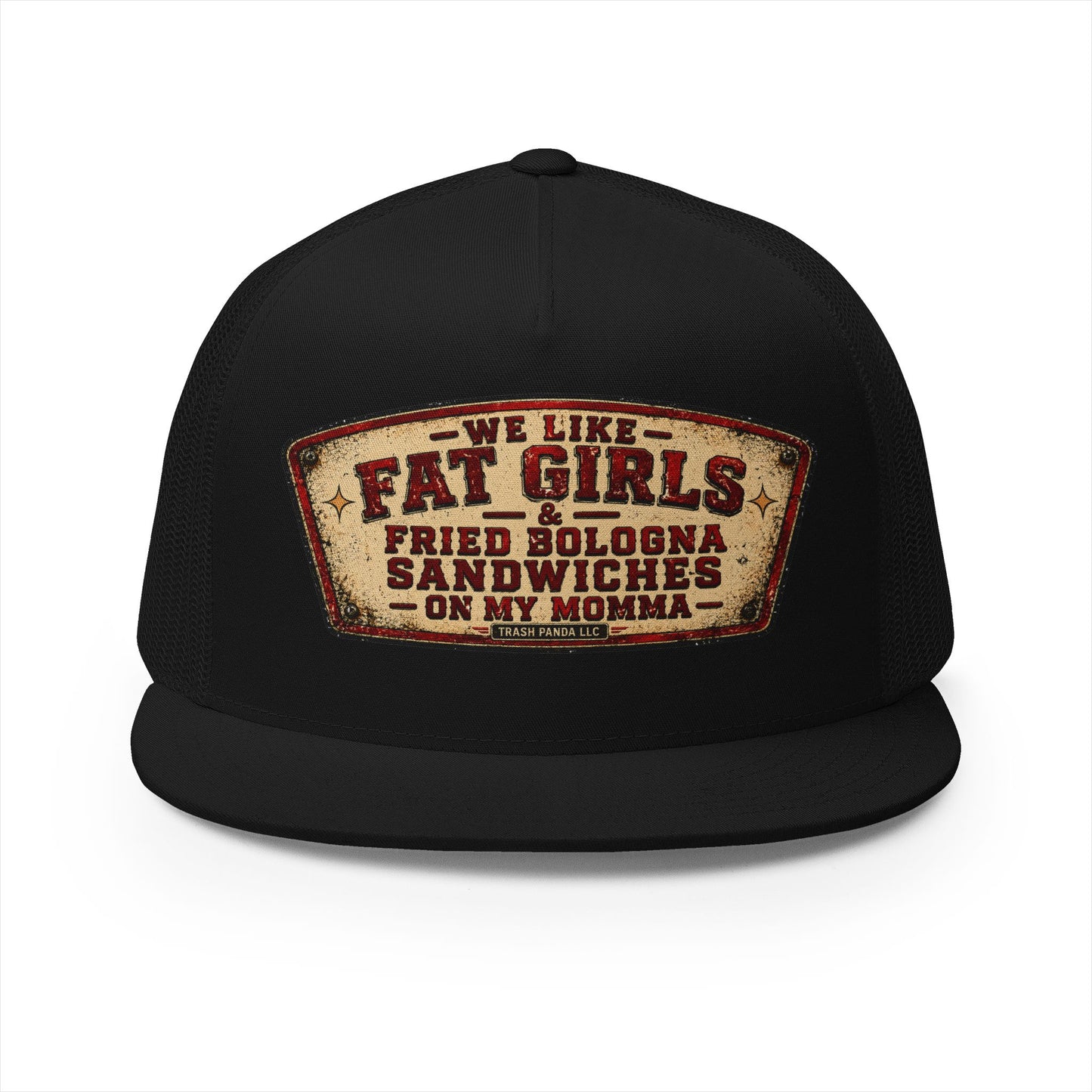 On My Momma 5 Panel Trucker Cap (Printed)