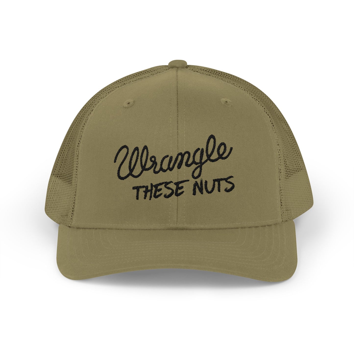 Wrangle These Nuts Richardson 112 Snapback Trucker Cap