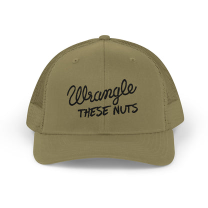 Wrangle These Nuts Richardson 112 Snapback Trucker Cap