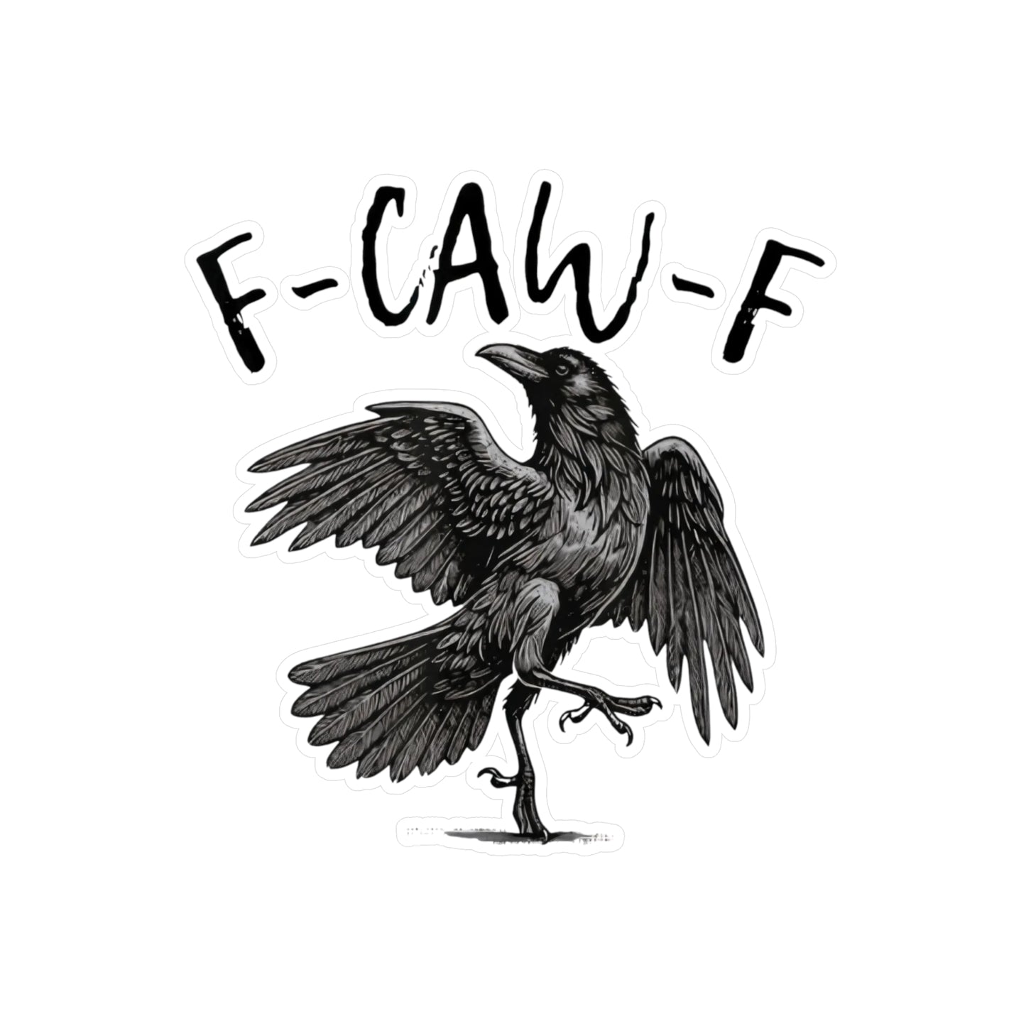 F-CAW-F Vinyl Window Decal