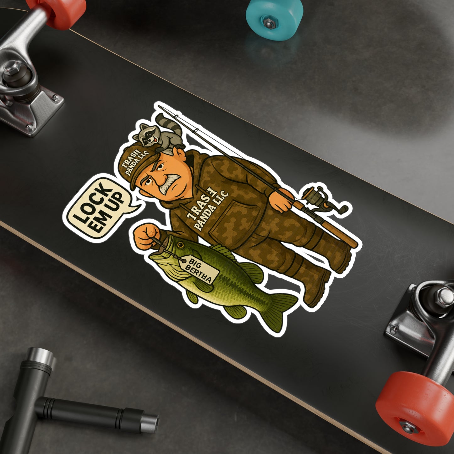 Lock Em Up Big Bertha Vinyl Decal