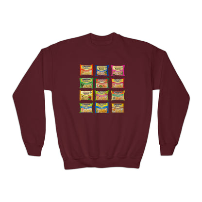 Ramen Noodles Youth Crewneck Sweatshirt