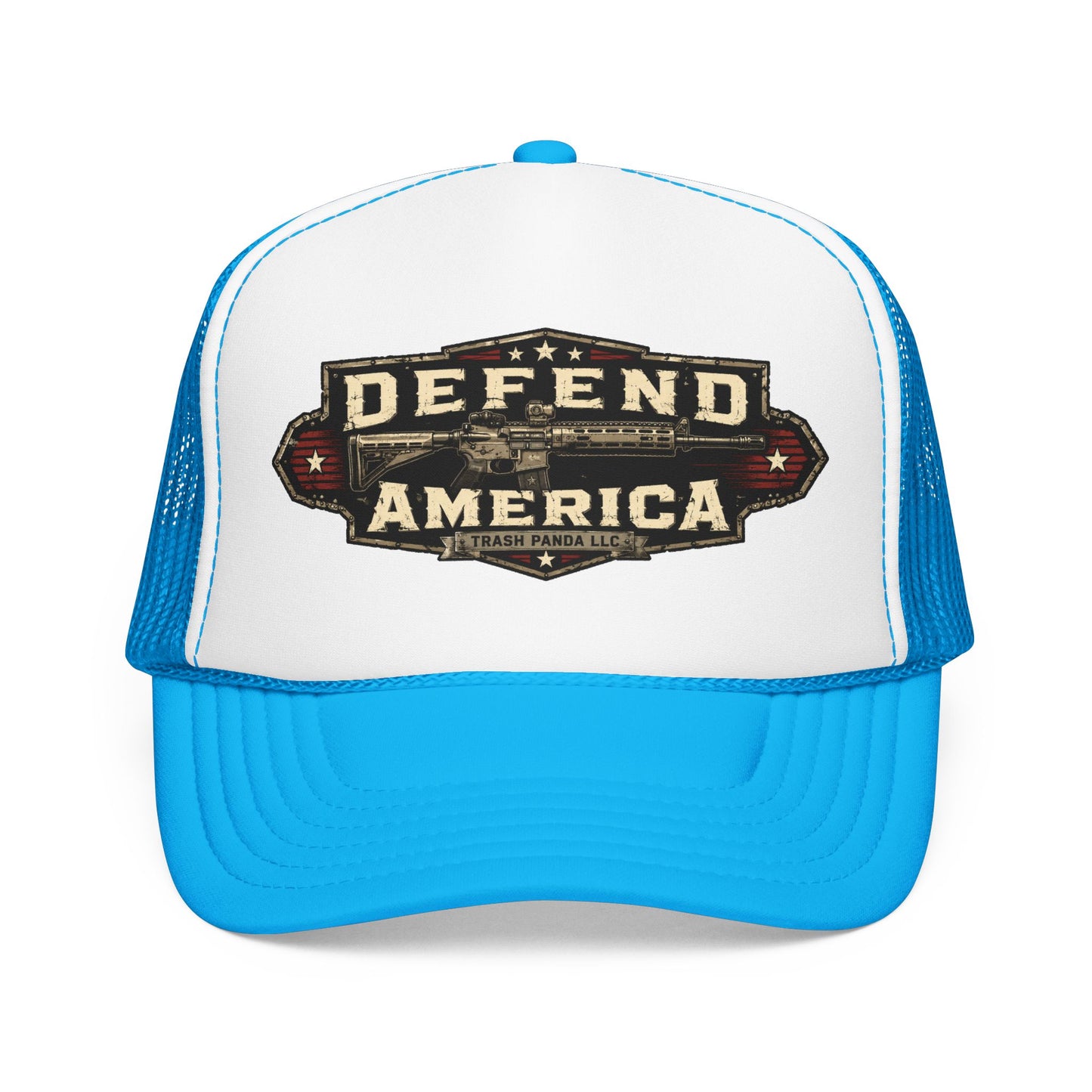 Defend America Foam Trucker Hat (Printed)