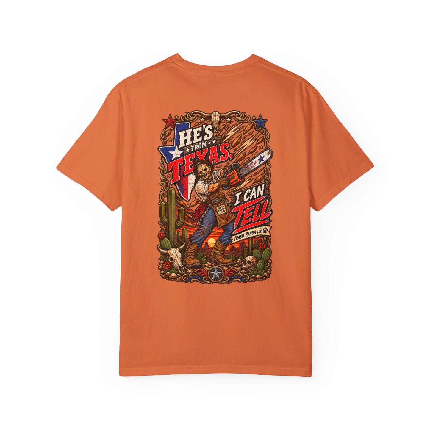 He's From Texas Comfort Colors T-shirt