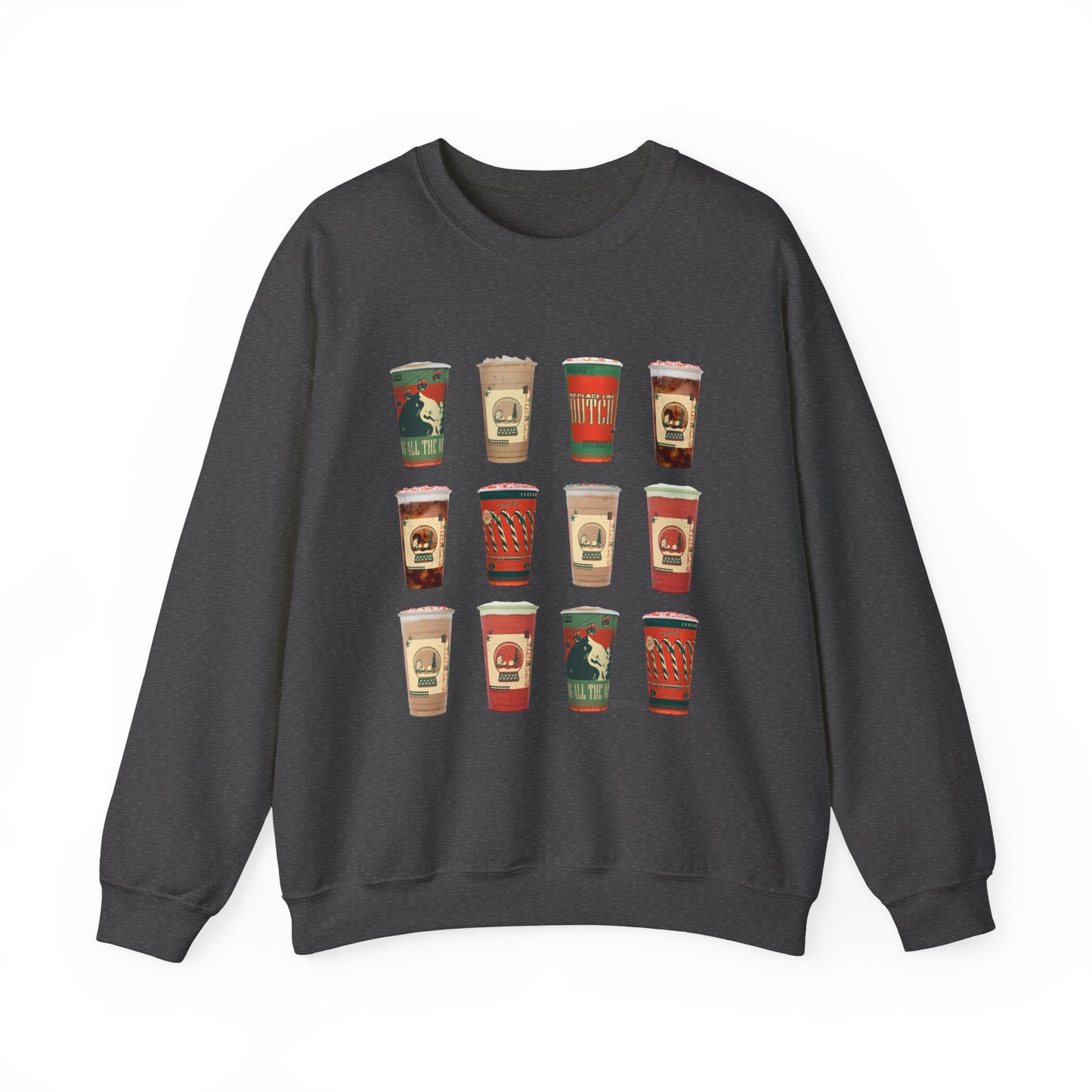 Dutch Bros Christmas Sweatshirt Unisex Heavy Blend™ Crewneck Sweatshirt