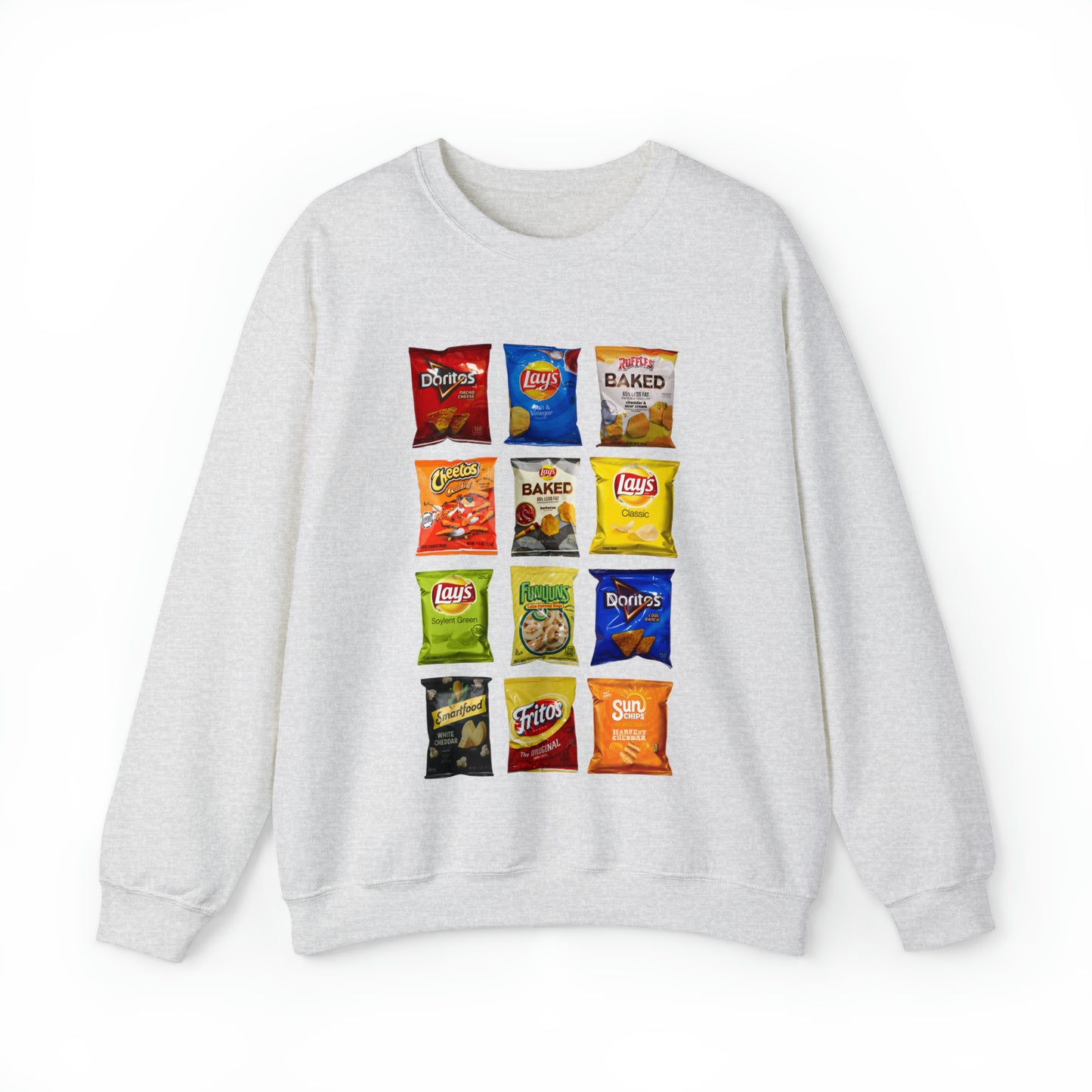 Snack Chips Sweatshirt Unisex Heavy Blend™ Crewneck Sweatshirt