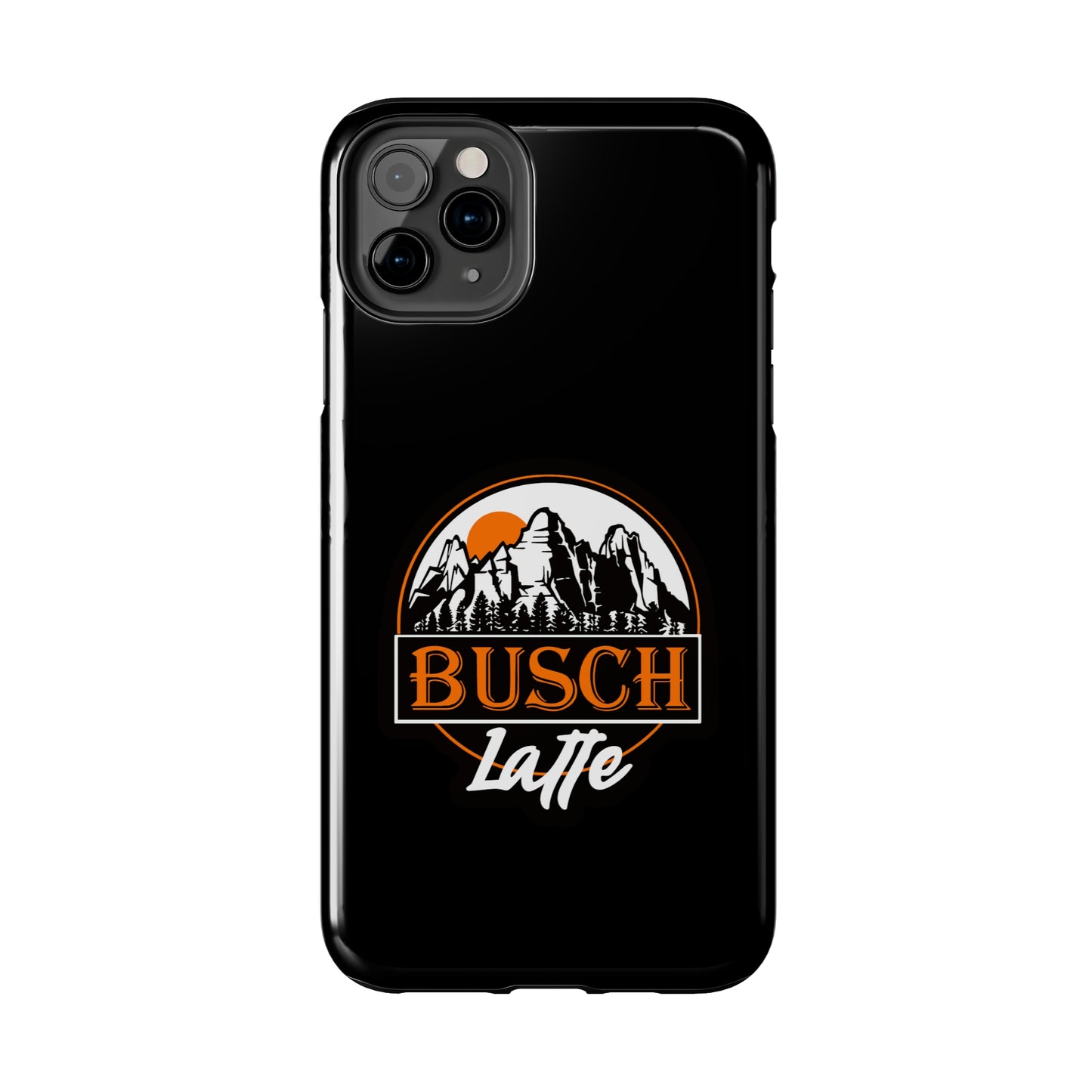 Busch Latte Orange Tough iPhone Cases