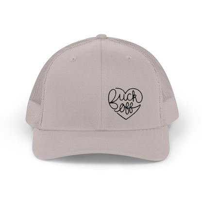 F*CK OFF Heart (Ladies) Snapback Trucker Cap