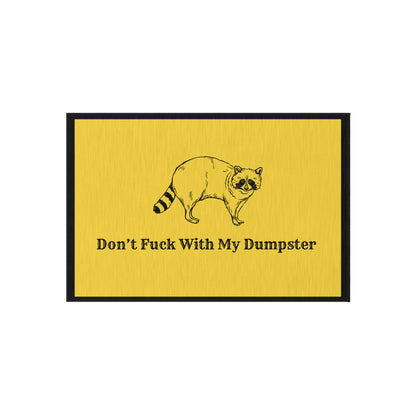 Don't F w/ My Dumpster Gadsden Flag Outdoor Rug