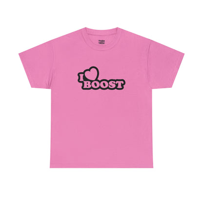 I Heart Boost Unisex Heavy Cotton Tee