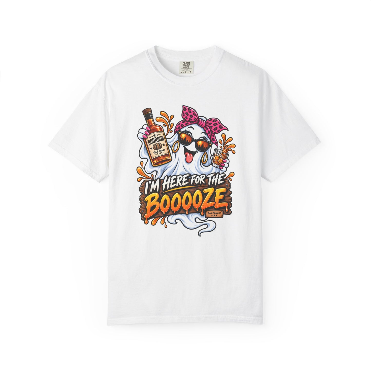 Here For The Booooze (Ladies) Comfort Colors T-shirt