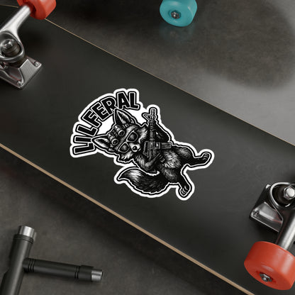 Lil Feral Fox Vinyl Decal