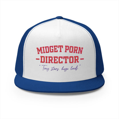 Midget Porn Director 5 Panel Trucker Cap (Embroidery)