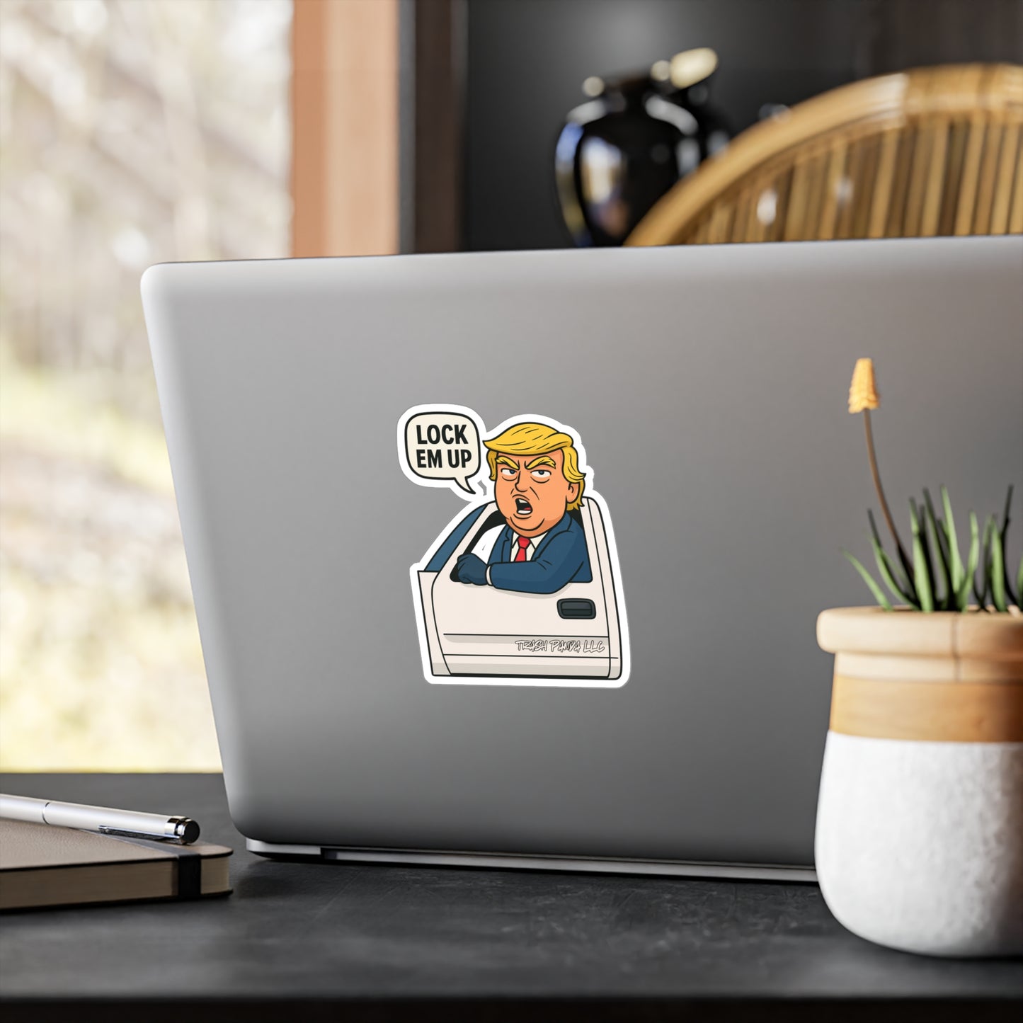 Lock Em Up DJT Vinyl Decals