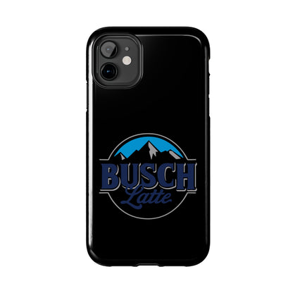 Busch Latte Blk Tough iPhone Cases