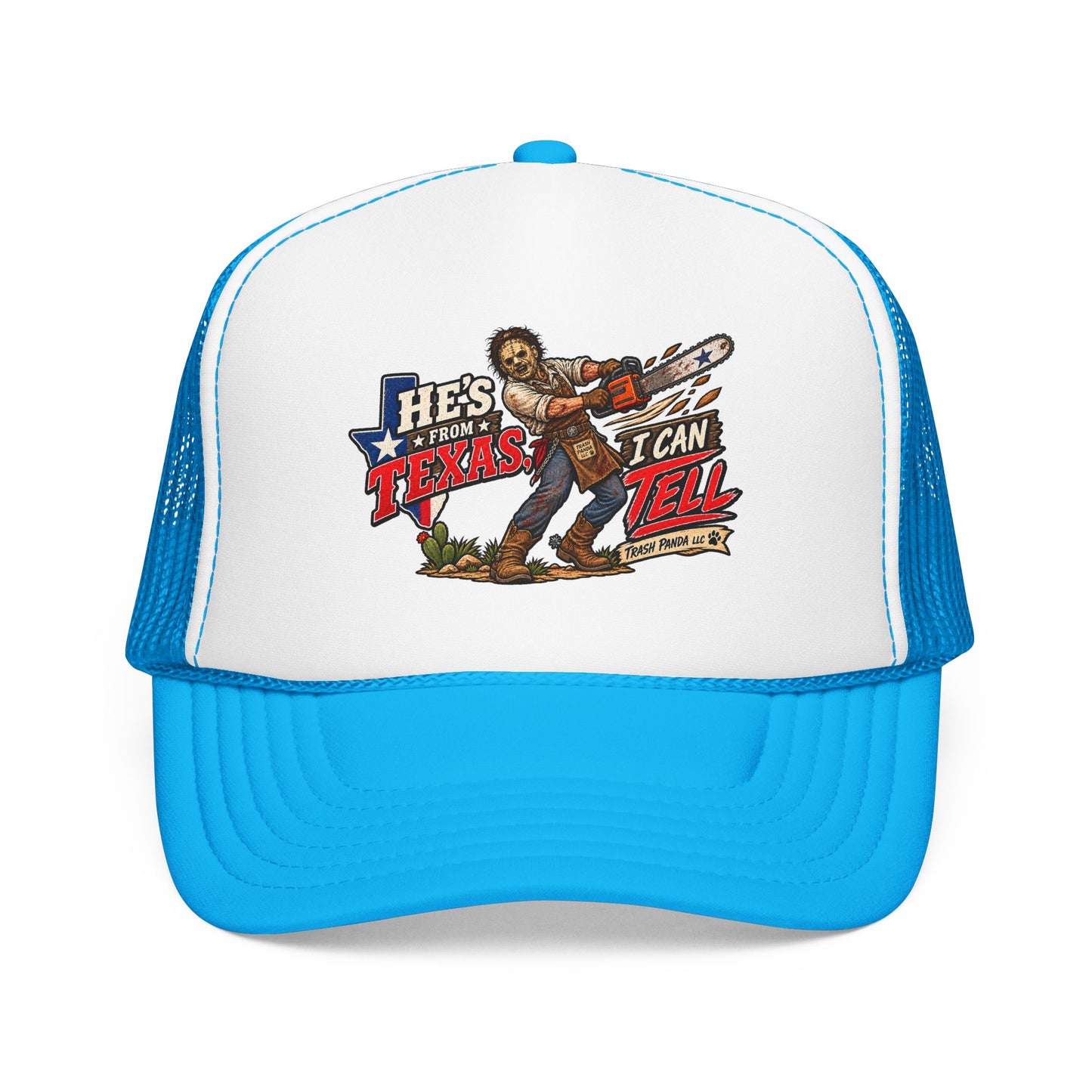 He's From Texas Foam Trucker Hat