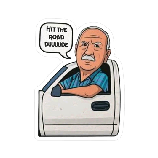 Hit The Road Kiss-Cut Vinyl Decals