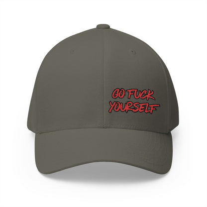 Go F Yourself (RED) Embroidered FlexFit Hat
