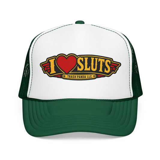 I Heart Sl*ts Foam Trucker Hat (Printed)