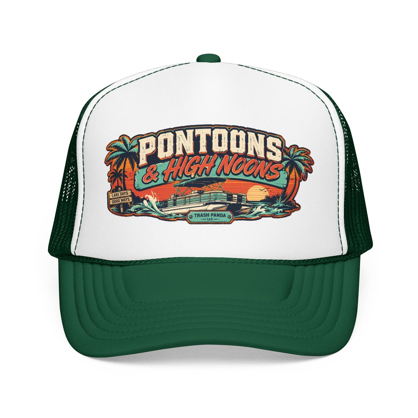 Pontoons & High Noons Foam Trucker Hat (Printed)