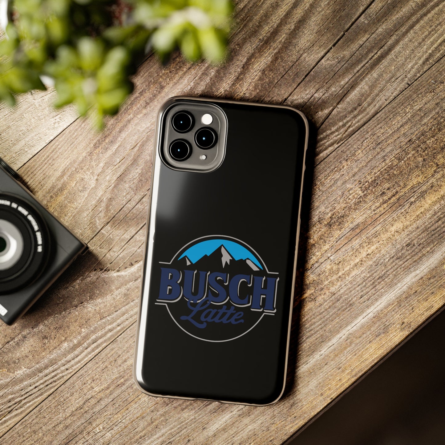 Busch Latte Blk Tough iPhone Cases