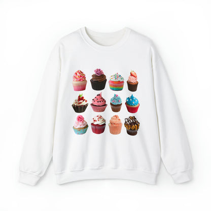 Cup Cakes Sweatshirt Unisex Heavy Blend™ Crewneck Sweatshirt