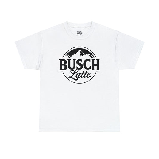 Busch Latte Black Logo Unisex Heavy Cotton Tee