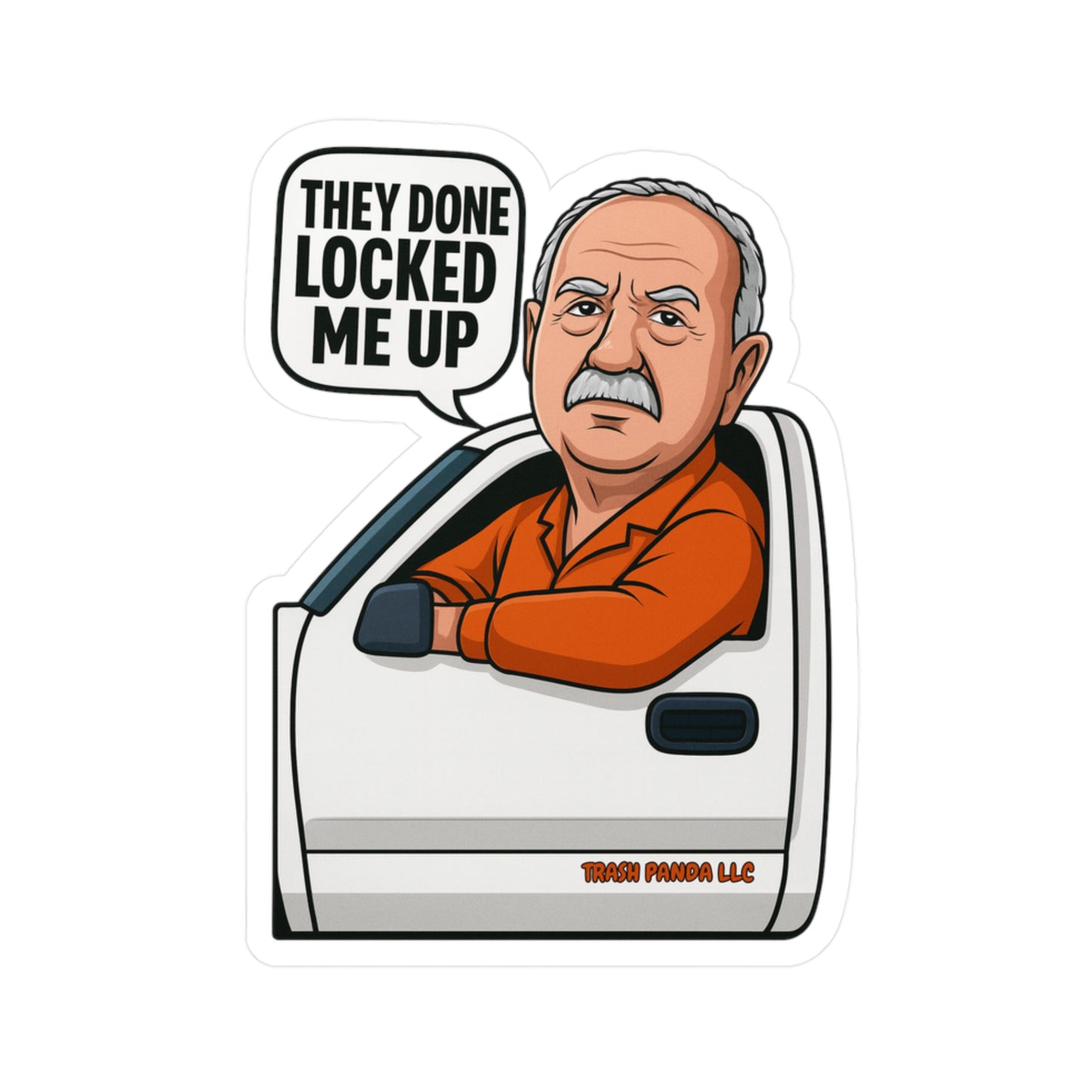 Locked Me Up Vinyl Decal