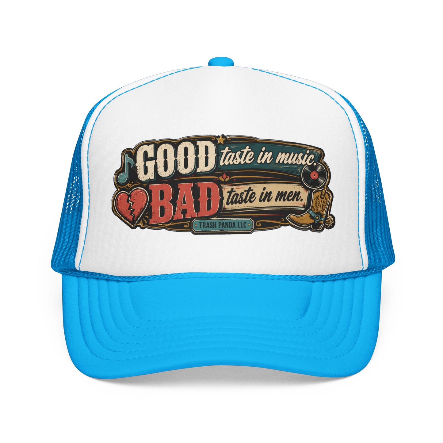 Good Taste In Music Foam Trucker Hat (Printed)
