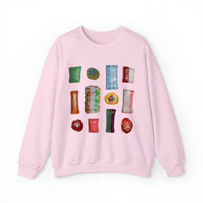 Christmas Candy Sweatshirt Unisex Heavy Blend™ Crewneck Sweatshirt