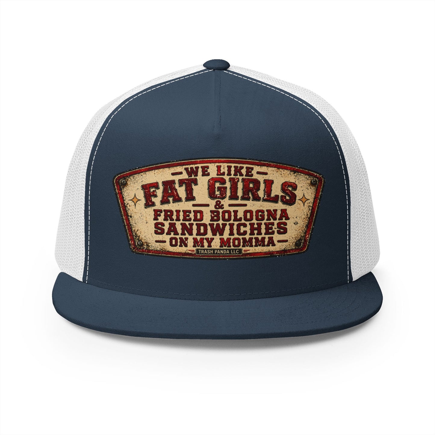 On My Momma 5 Panel Trucker Cap (Printed)
