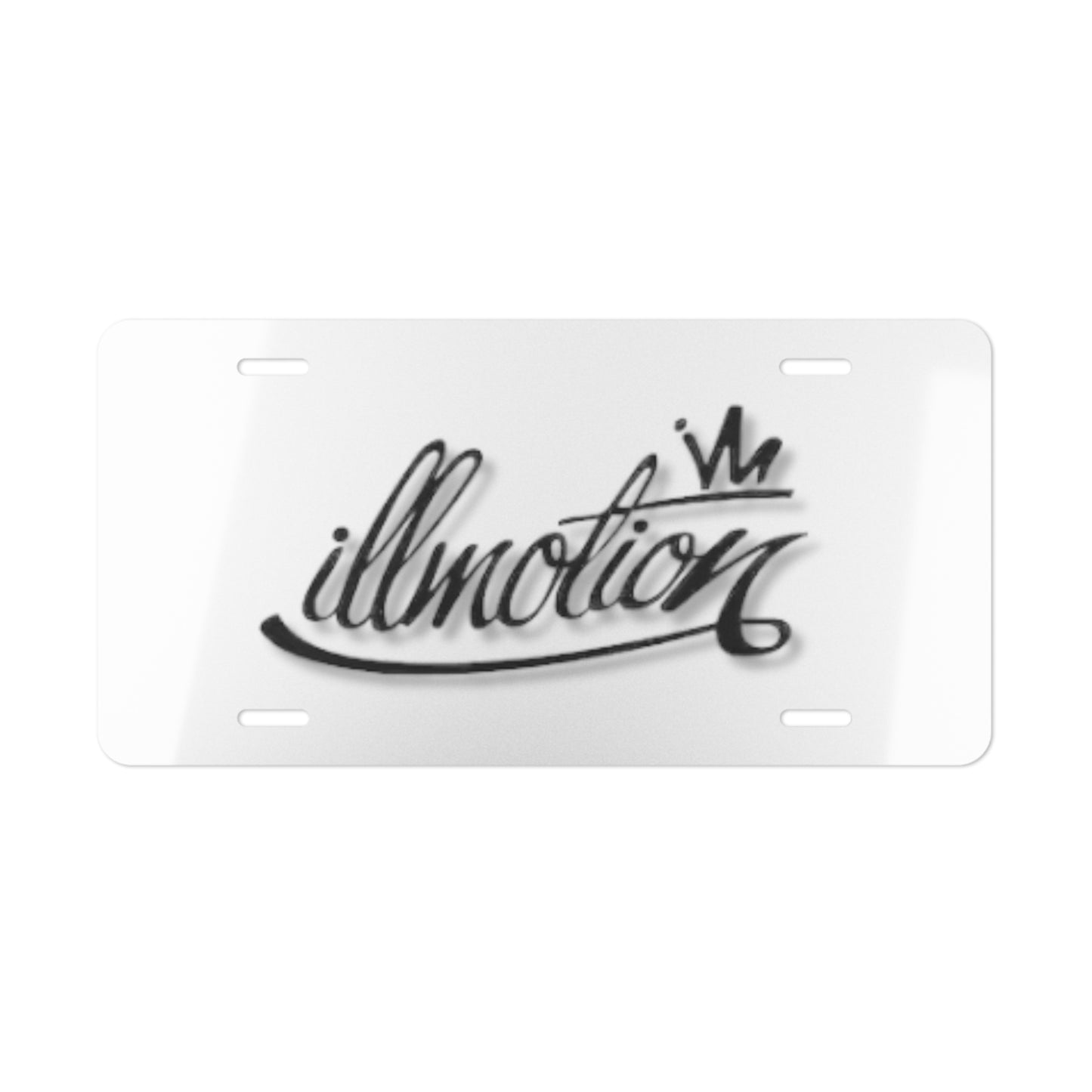 illmotion White Vanity Plate