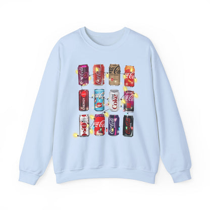 Diet Coke Christmas Lights Sweatshirt Unisex Heavy Blend™ Crewneck Sweatshirt