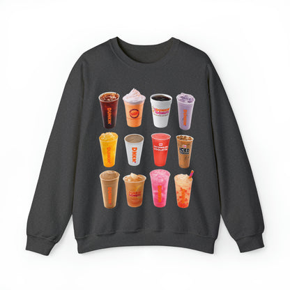 Dunkin' Coffee Sweatshirt Unisex Heavy Blend™ Crewneck Sweatshirt