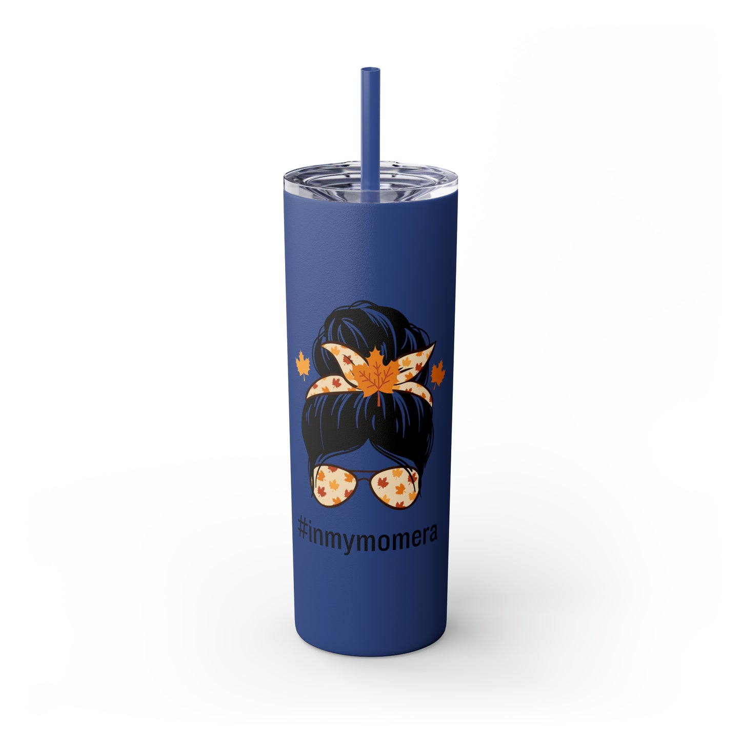 In My Mom Era Fall Skinny Tumbler with Straw, 20oz