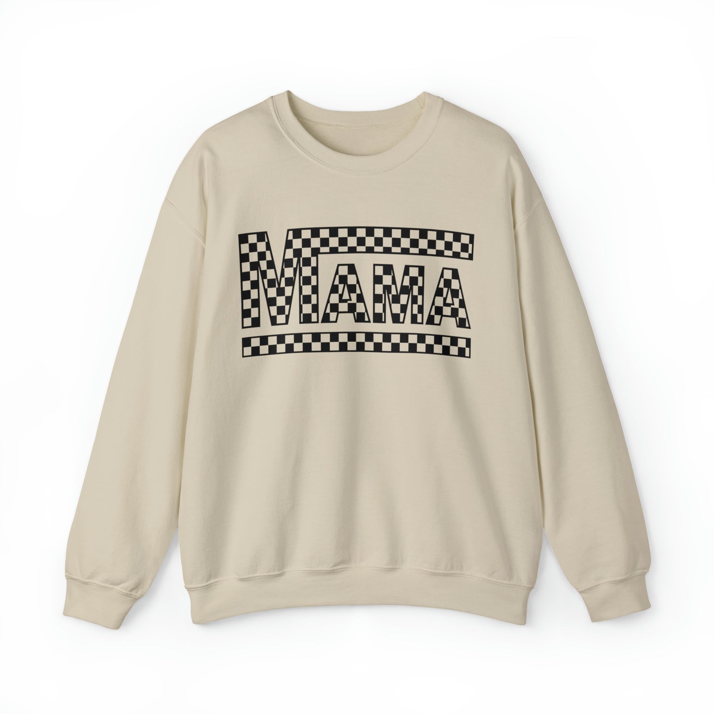 Checkered Mama Unisex Heavy Blend™ Crewneck Sweatshirt