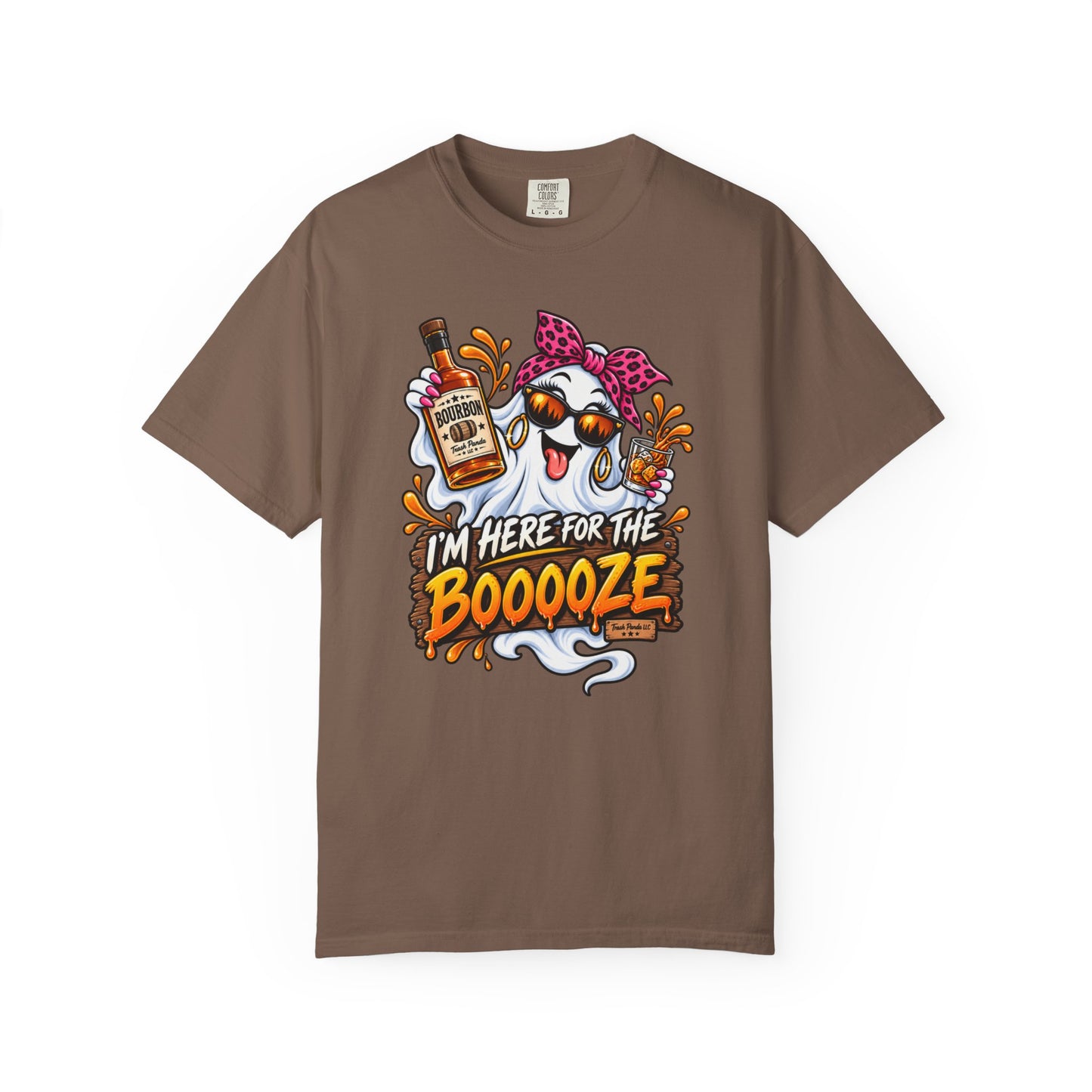 Here For The Booooze (Ladies) Comfort Colors T-shirt
