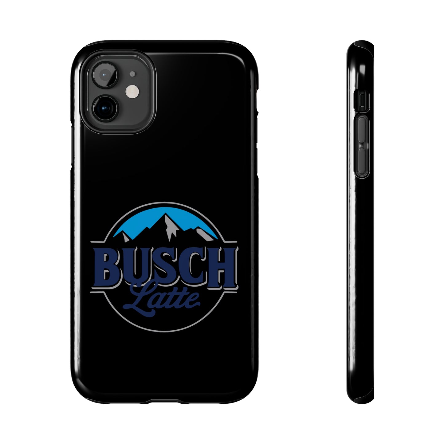 Busch Latte Blk Tough iPhone Cases