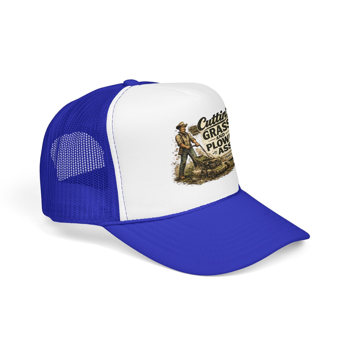 Cuttin' Grass Foam Trucker Hat (Printed)